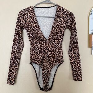 cheetah print bodysuit
